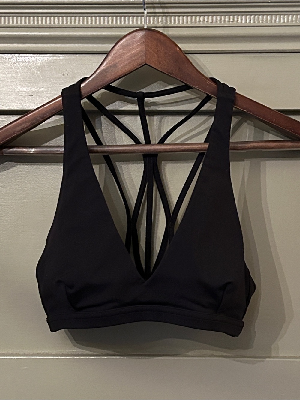 Lululemon Raise The Barre Bra Black Luxtreme Size 6